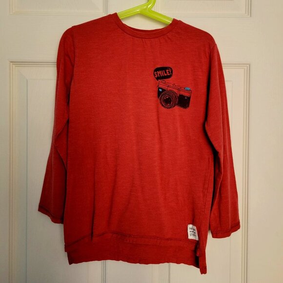 ZARA BOYS LONG SLEEVE TEE SIZE 6 - Picture 1 of 10